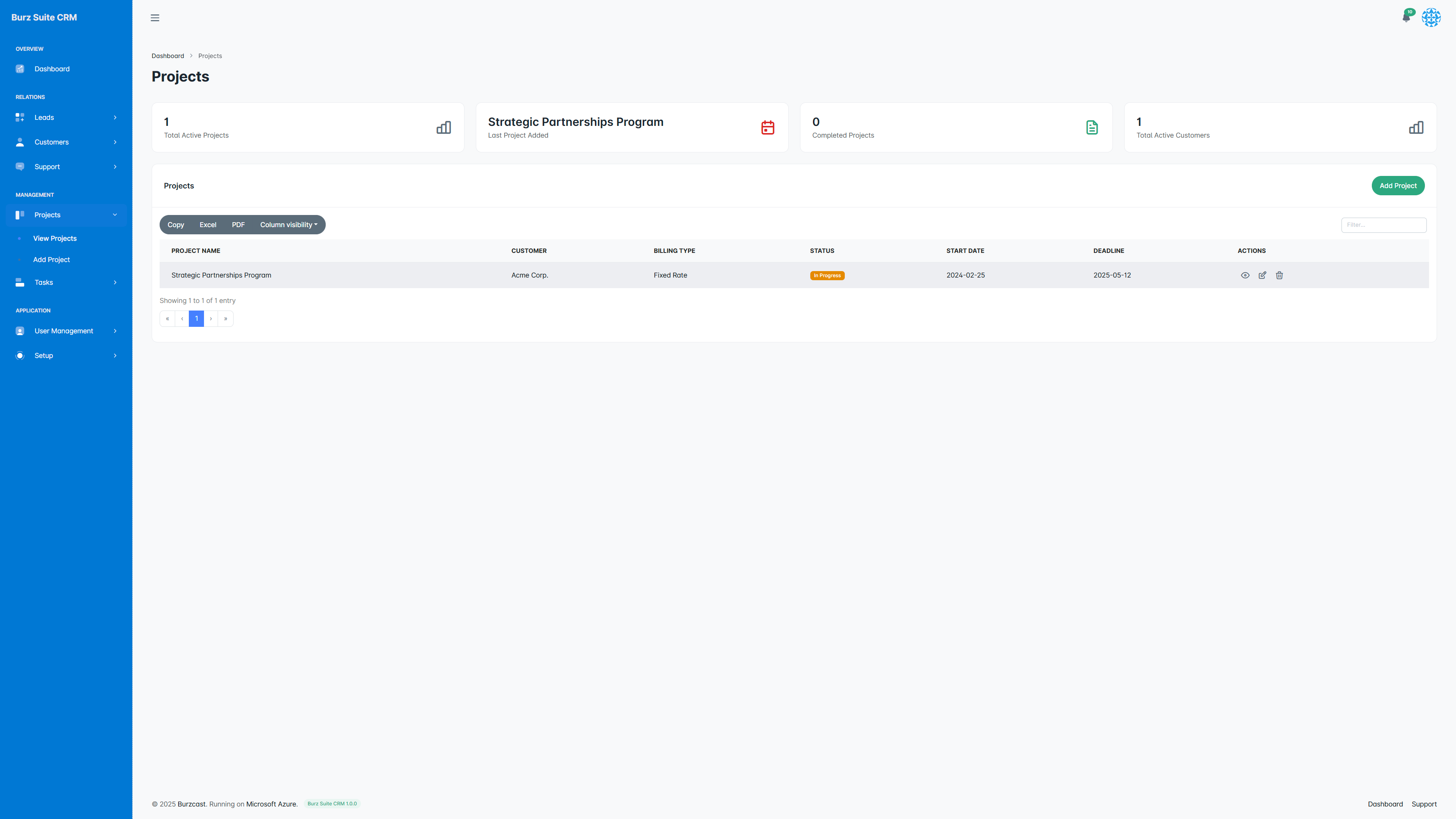 Burz Suite CRM