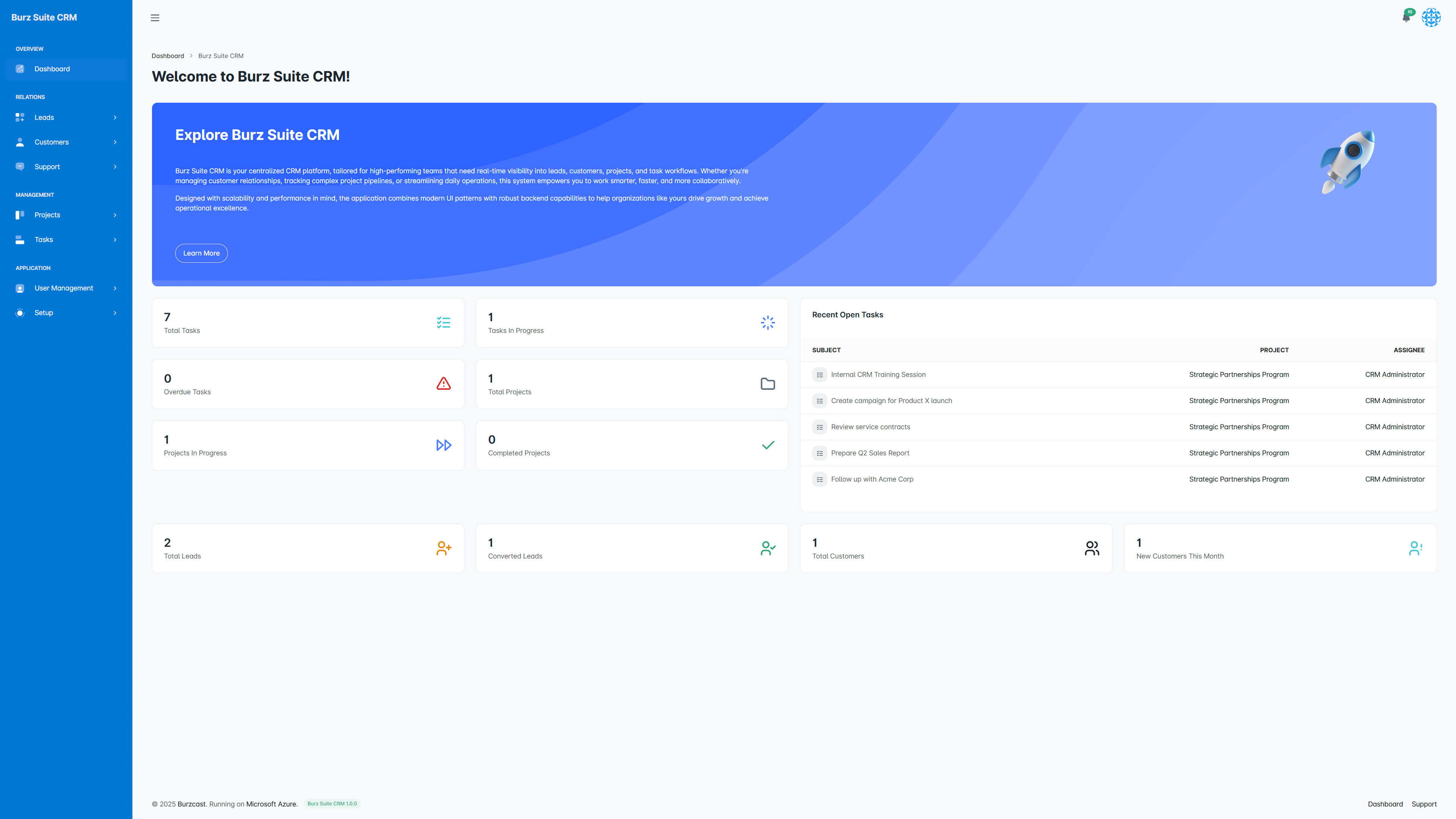 Burz Suite CRM