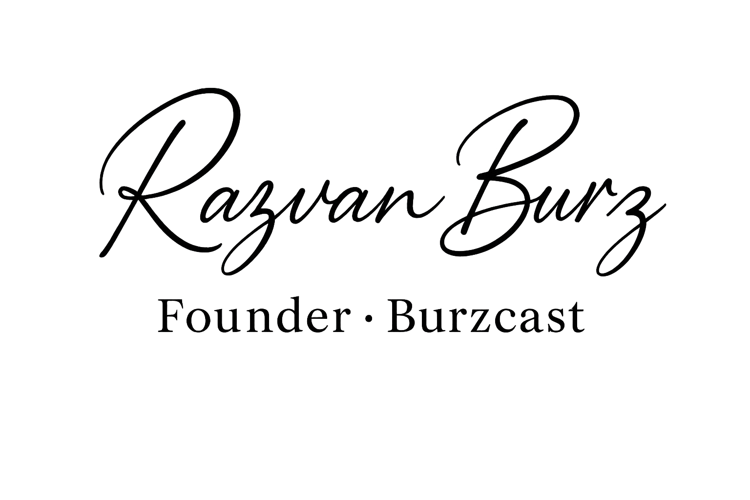 Razvan Burz Signature